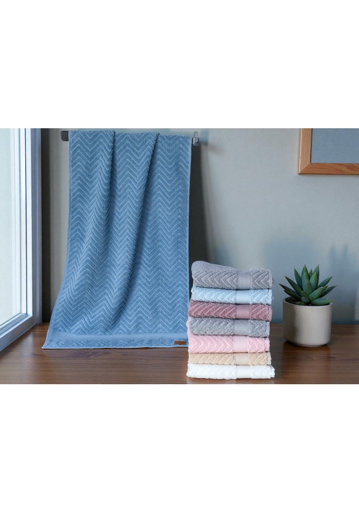 MİCROCOTTON ZİGZAG DESEN 50X90 DÜZİNESİ 2400 GR.